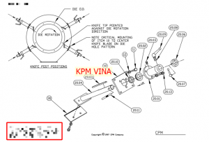 CPM 7936-12 KNIFE POST COMPONENTS